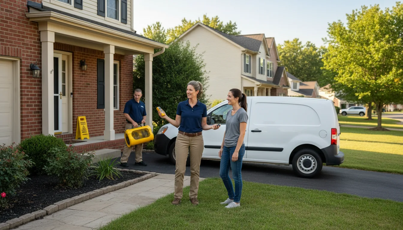 Residential water damage restoration in Kamiah, ID